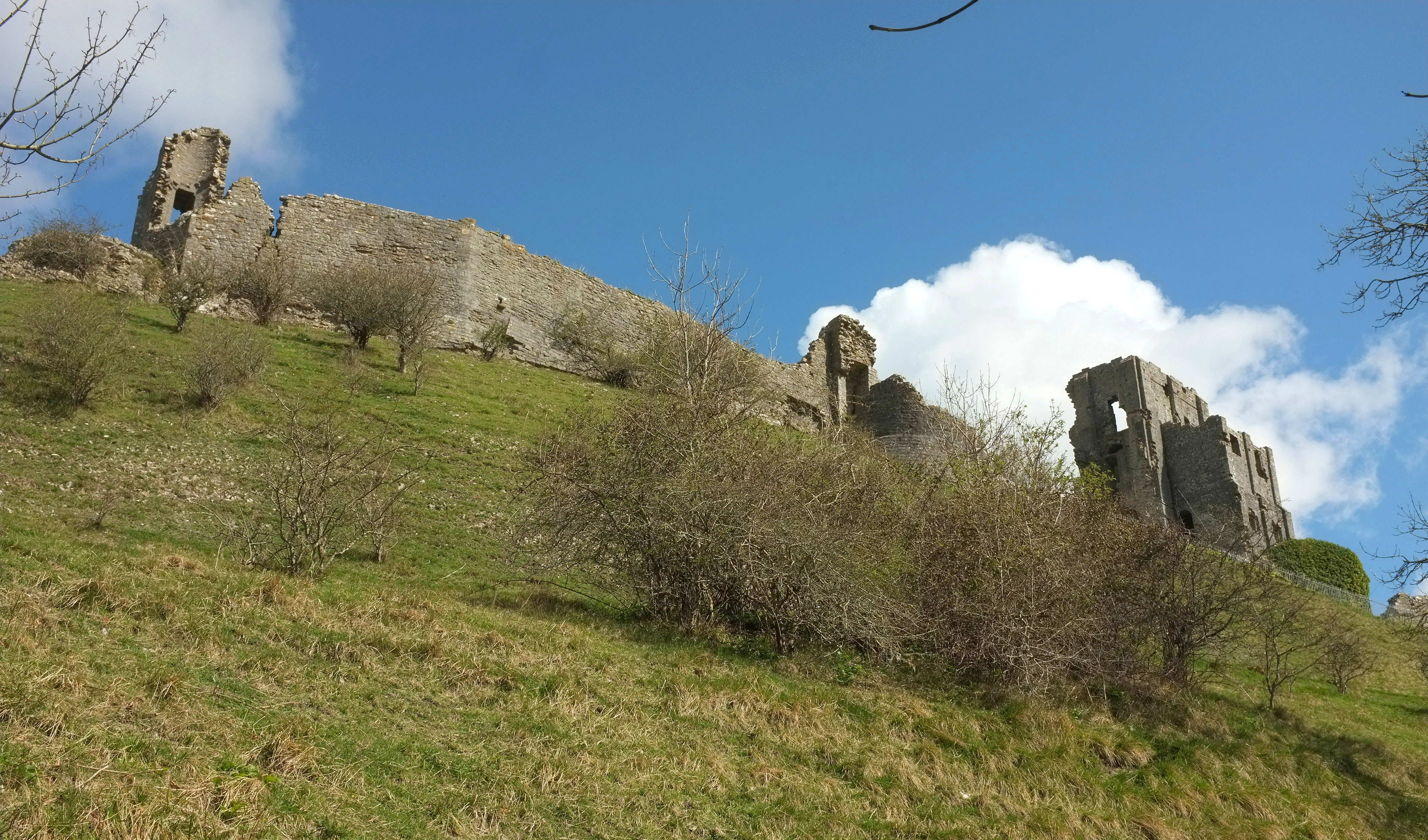 Corfe Castle — Corfe Castle (optional stop or nearby landmark; not necessarily visible from the road)