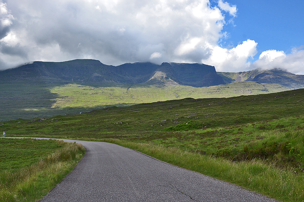 Bend on the A896