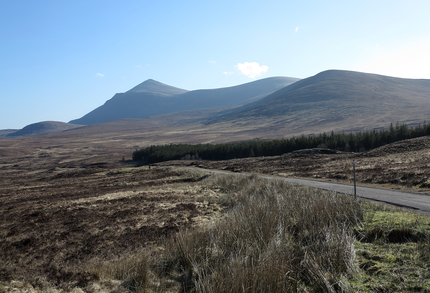 A836 heading towards Ben Klibreck
