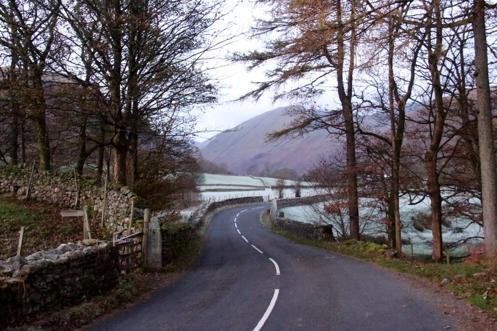 B5289 near Burthwaite Bridge