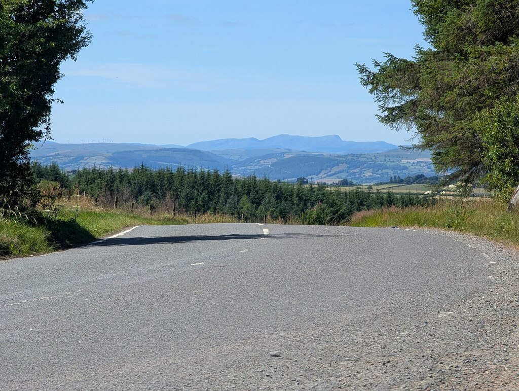 B4368 towards Clun