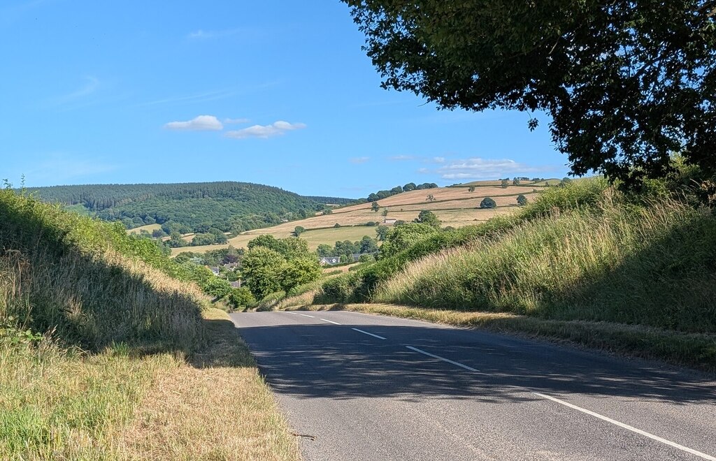 B4368 towards Clun