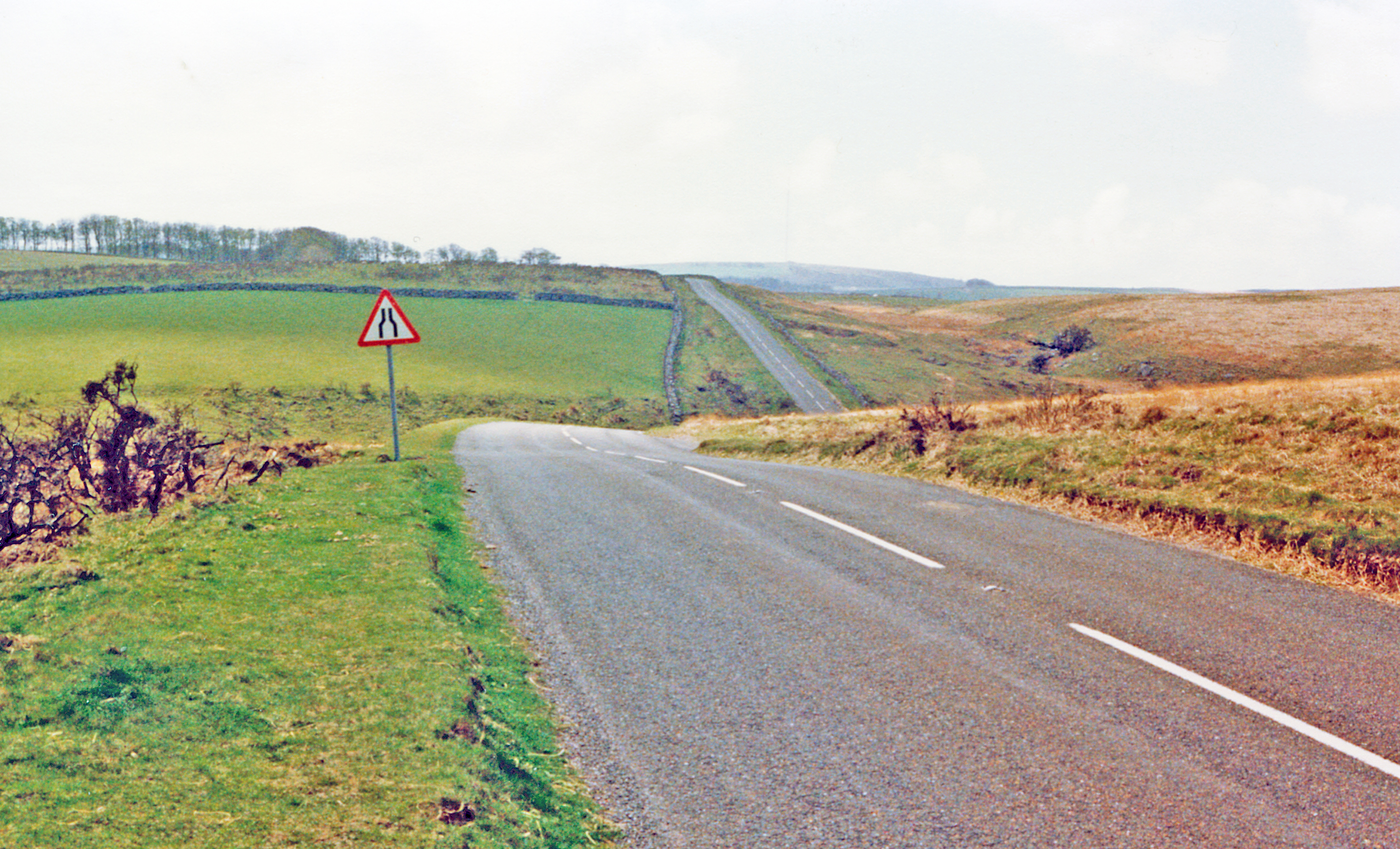 Dartmoor, on B3357 at Dunnabridge 1987 — nearby Dartmoor (optional visit or landscape; not necessarily visible from the road)