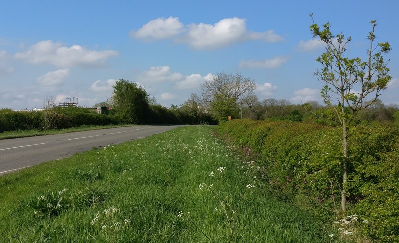 B6047 Harborough Road near Billesdon