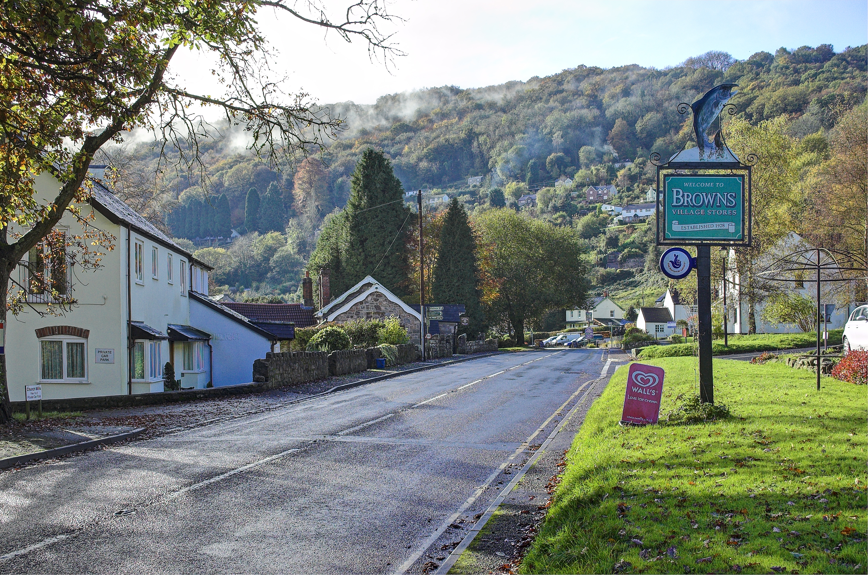 A466 at Llandogo