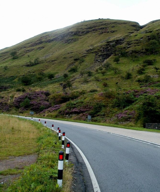 A bend in the A470, Brecon Beacons