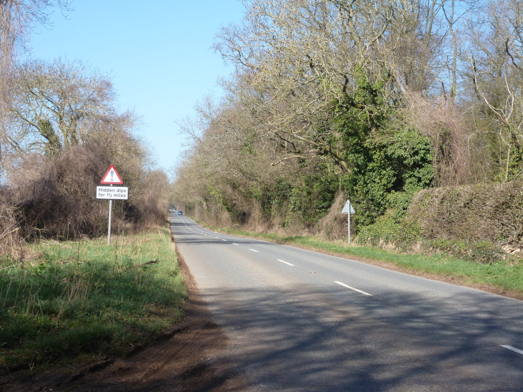 B4077 looking west