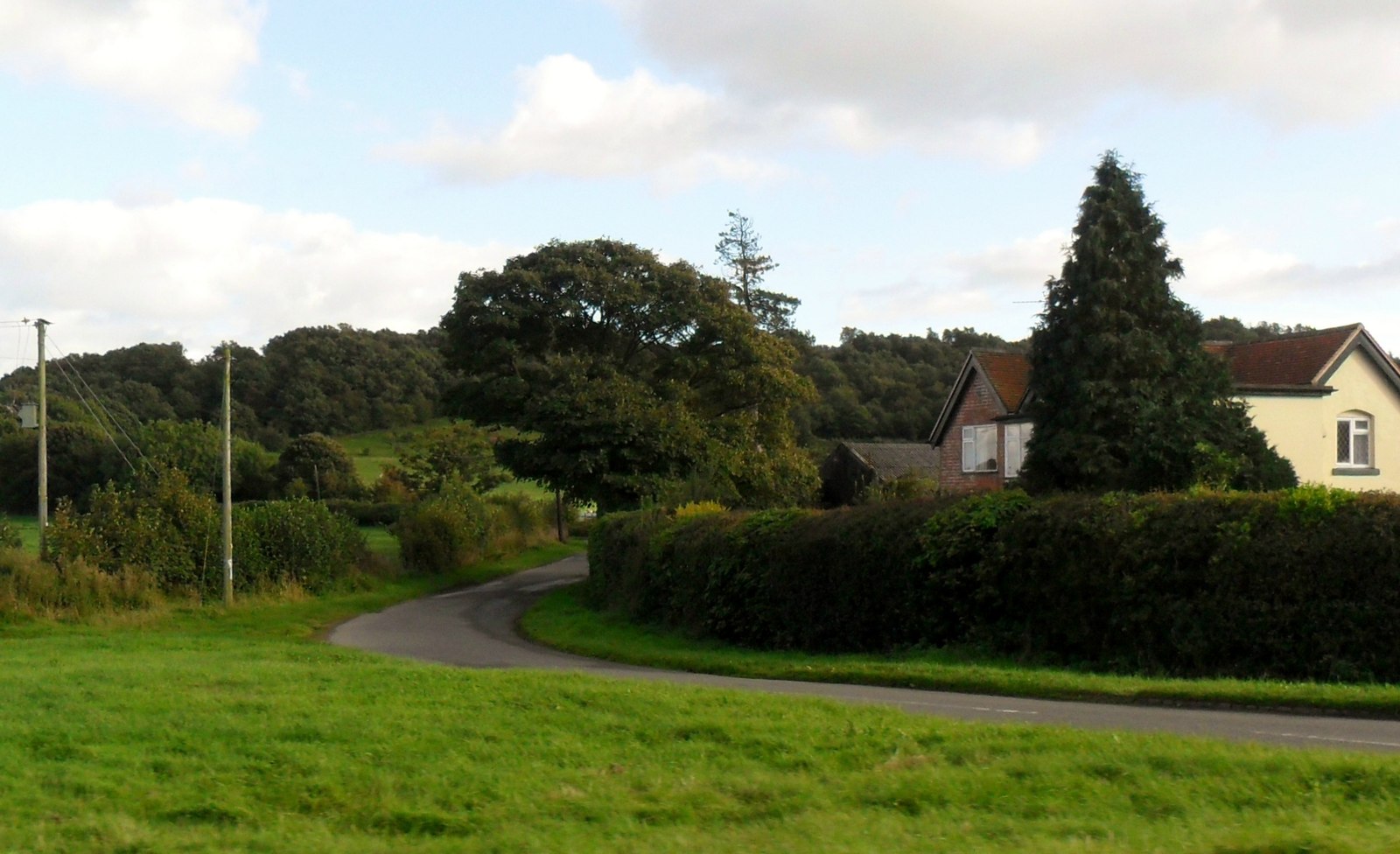 Minor road on Clent Hills