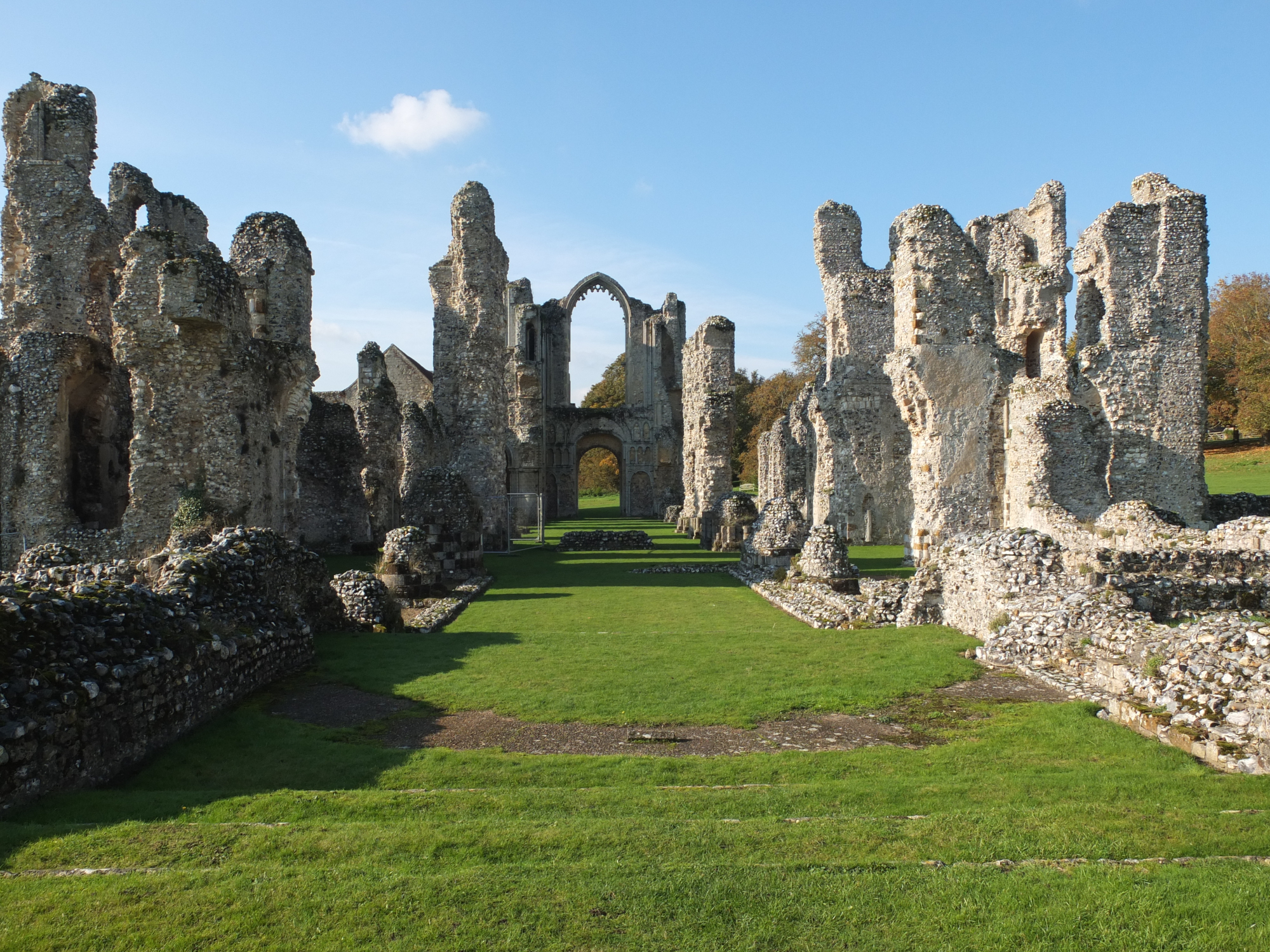 Castle Acre Priory — Castle Acre priory (optional stop or nearby landmark; not necessarily visible from the road)