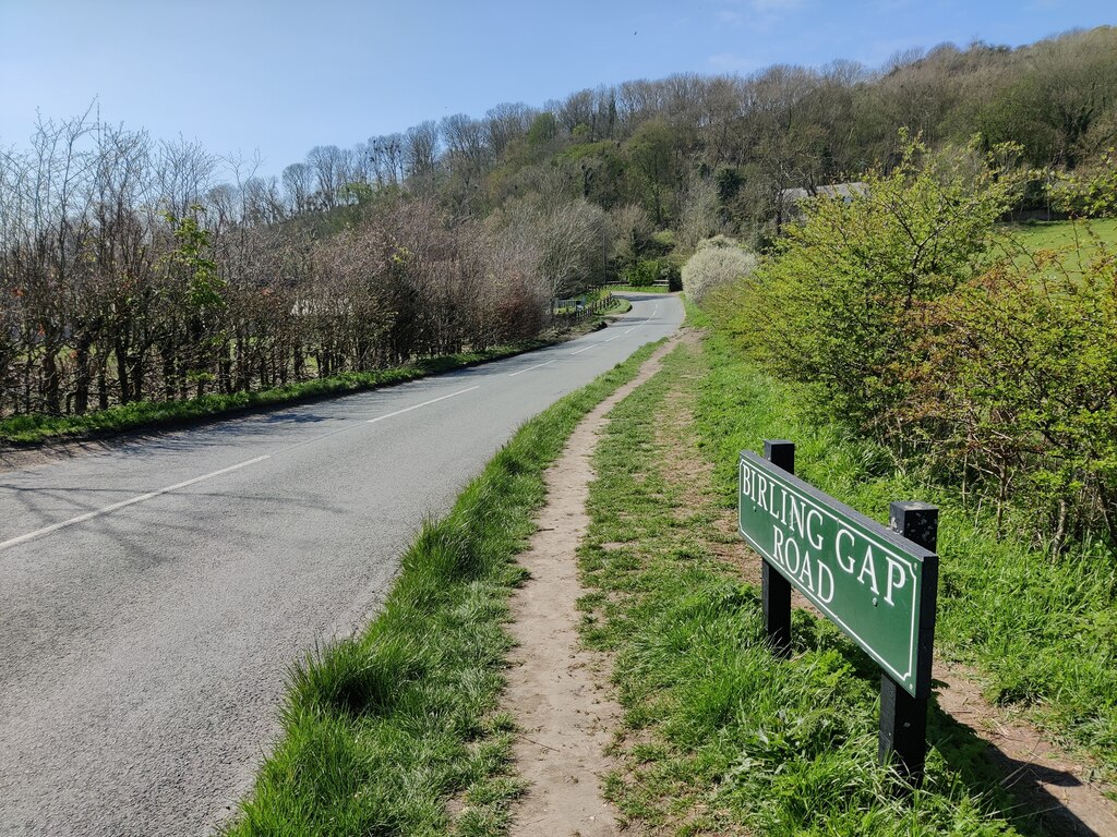 Birling Gap Road near Birling Farm