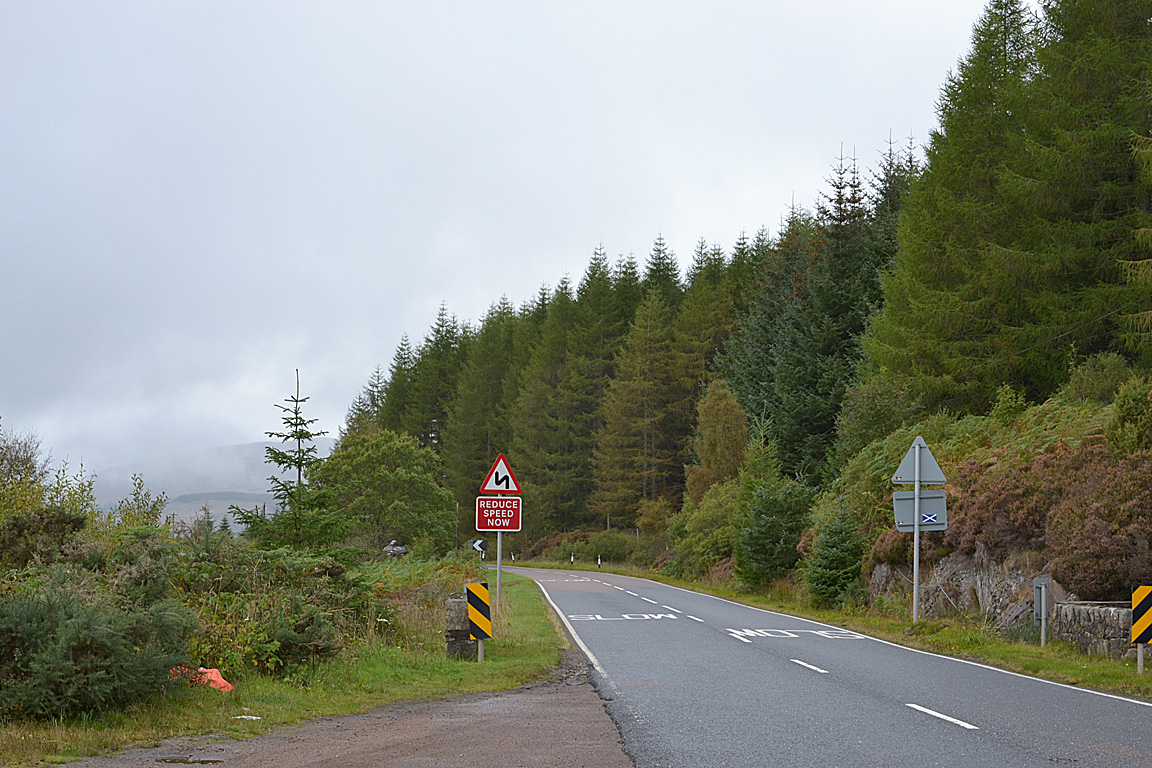Bends on the A86