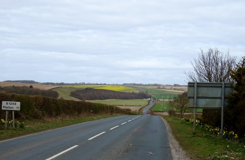 B1248 towards Malton