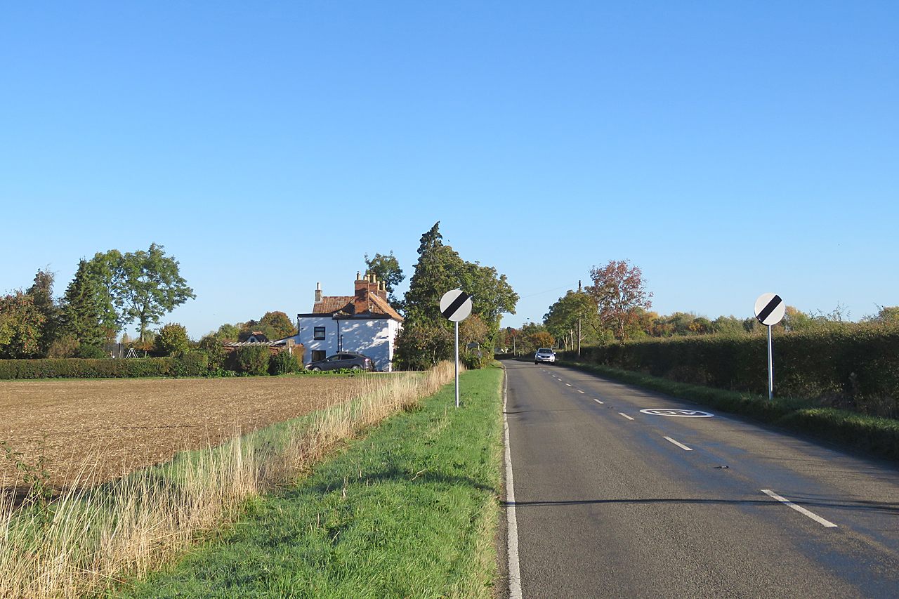 On the B1052 Dullingham Road