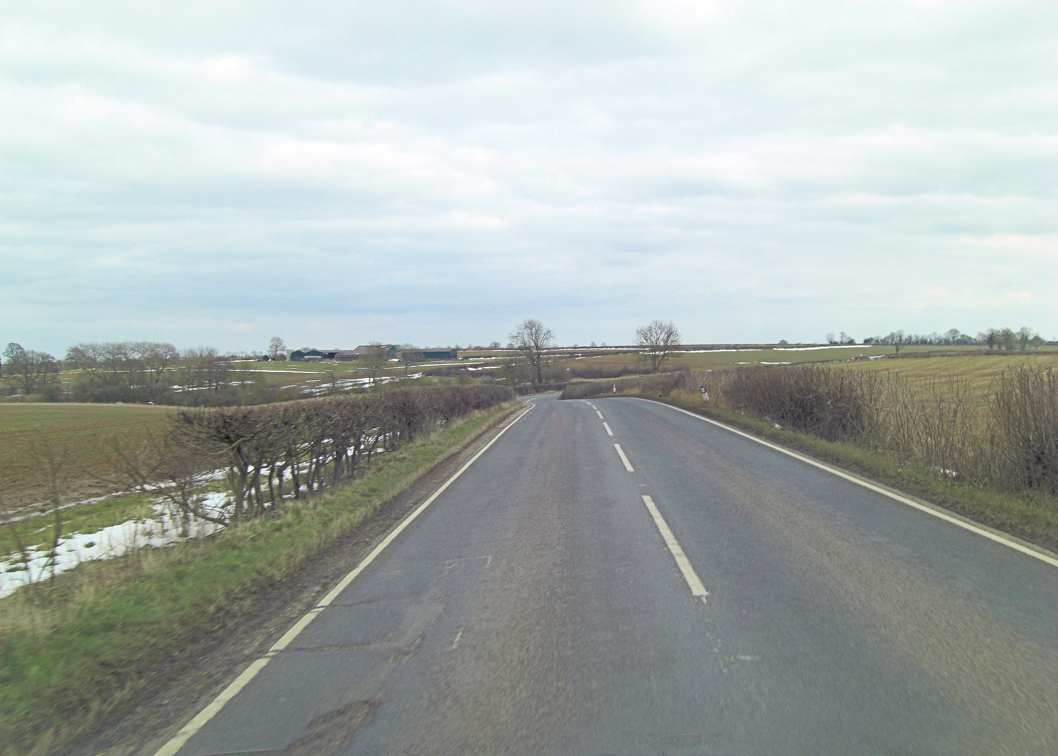 B4525 east of Thenford Hill Farm