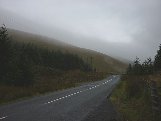 The A708 at Birkhill