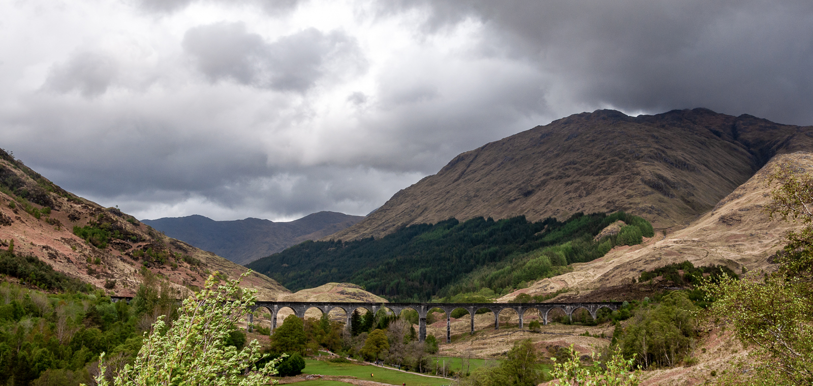 The Glenfinnan Viaduct — nearby Glenfinnan (optional visit or landscape; not necessarily visible from the road)