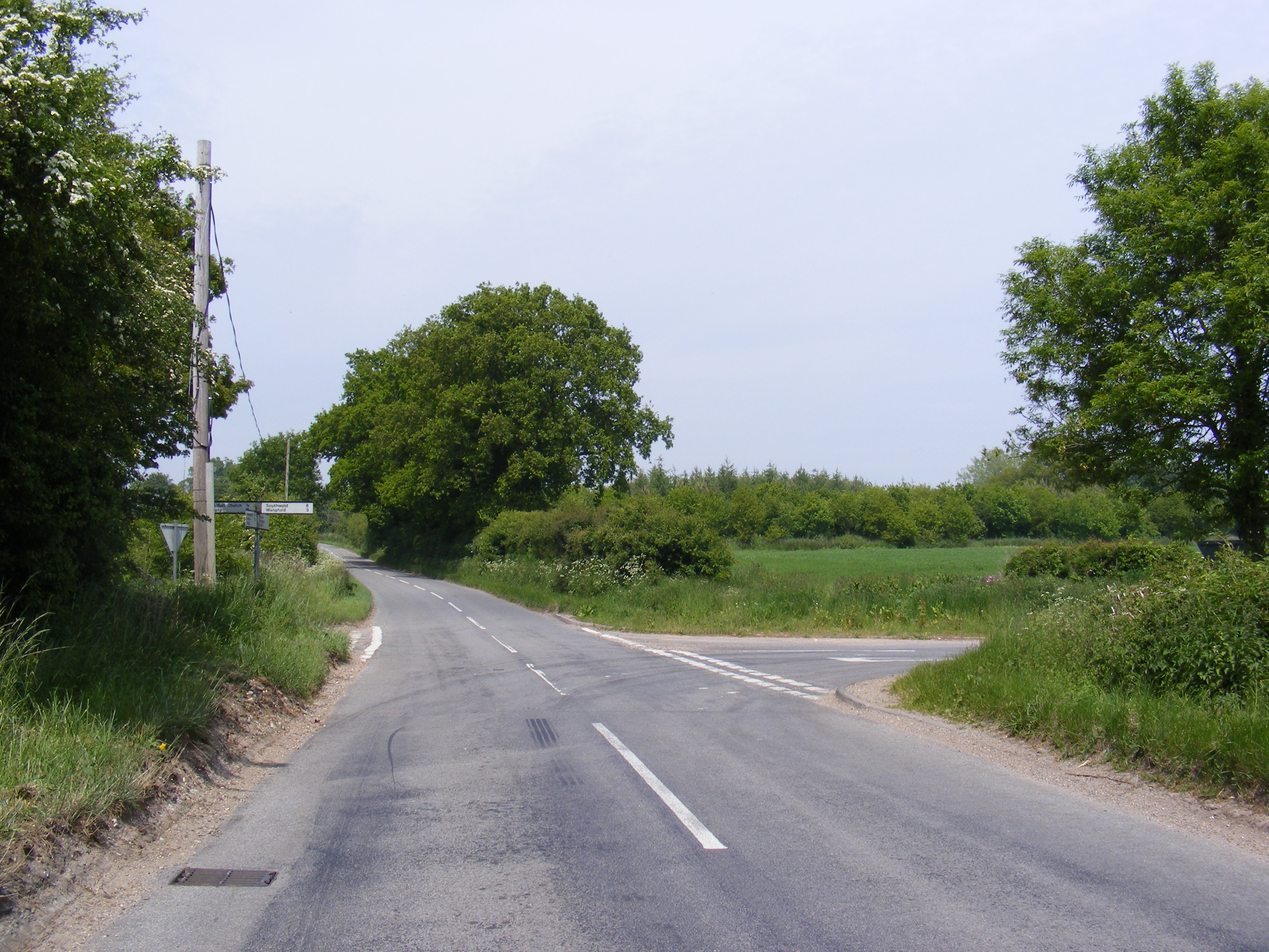 B1124 Halesworth Road, Westhall
