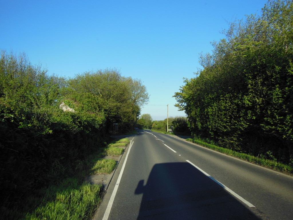 The A39 near Helstone
