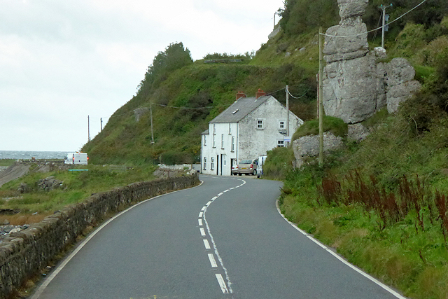Antrim Coast Road and the White Lady